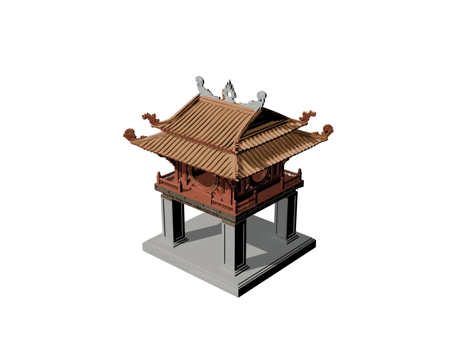 Xem ảnh mô hình Khuê Văn Các